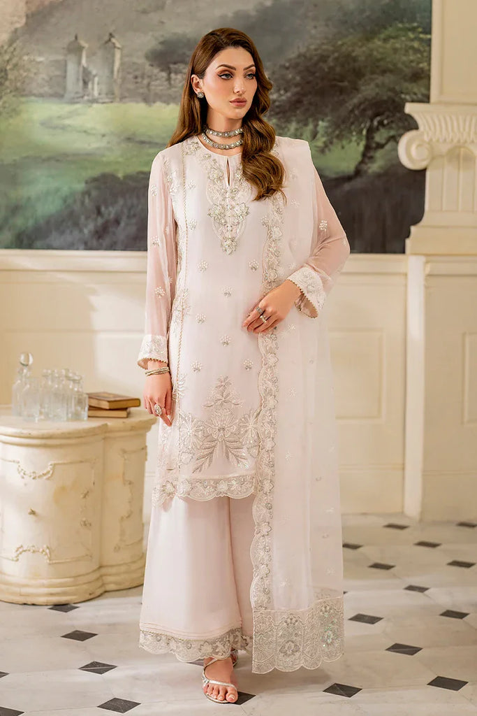 Fozia Khalid - Unstitched Chiffon Collection - Mirela - LFP-1105