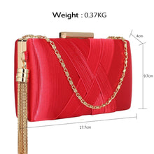 Load image into Gallery viewer, LSE00313 - Red Tassel Clutch