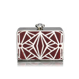 LSE0050 - Red Hard Metal Box Clutch