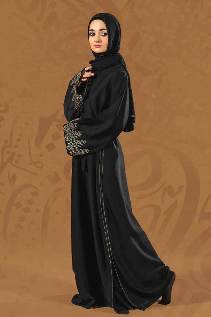 Malbus - Siyah - Abaya - Mehr