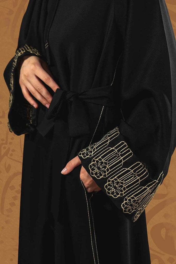 Malbus - Siyah - Abaya - Mehr