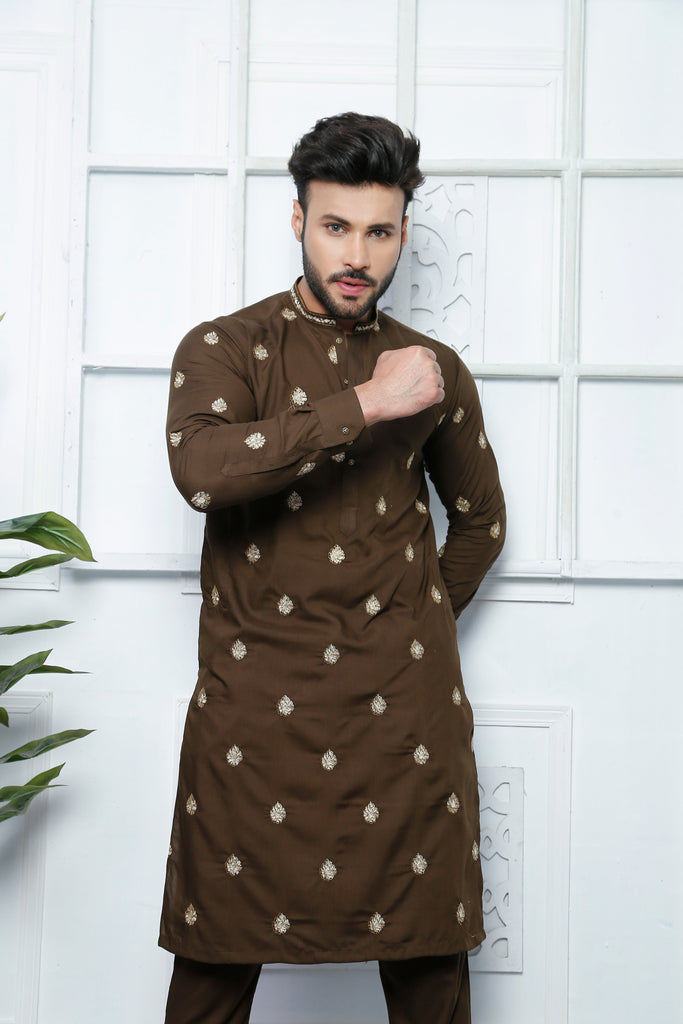 ER 508  Embroidered Kurta Pajama Design