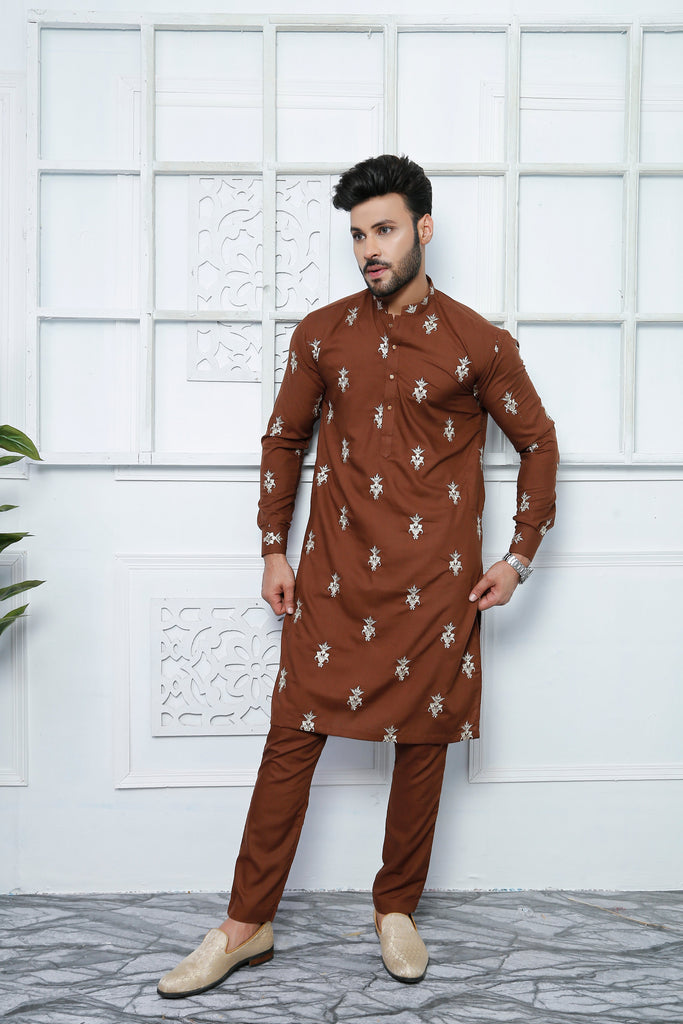 ER 503 Men's Embroidered Kurta