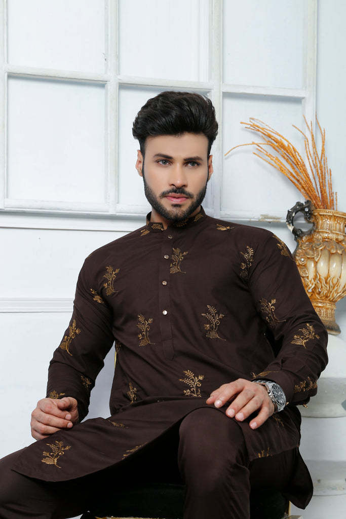 ER 510 Embroidered Kurta Pajama For Men