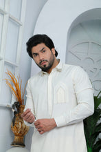 Load image into Gallery viewer, ER 469 White Kurta Pajama For Men