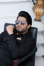 Load image into Gallery viewer, ER 464 Black Kurta Pajama For Men