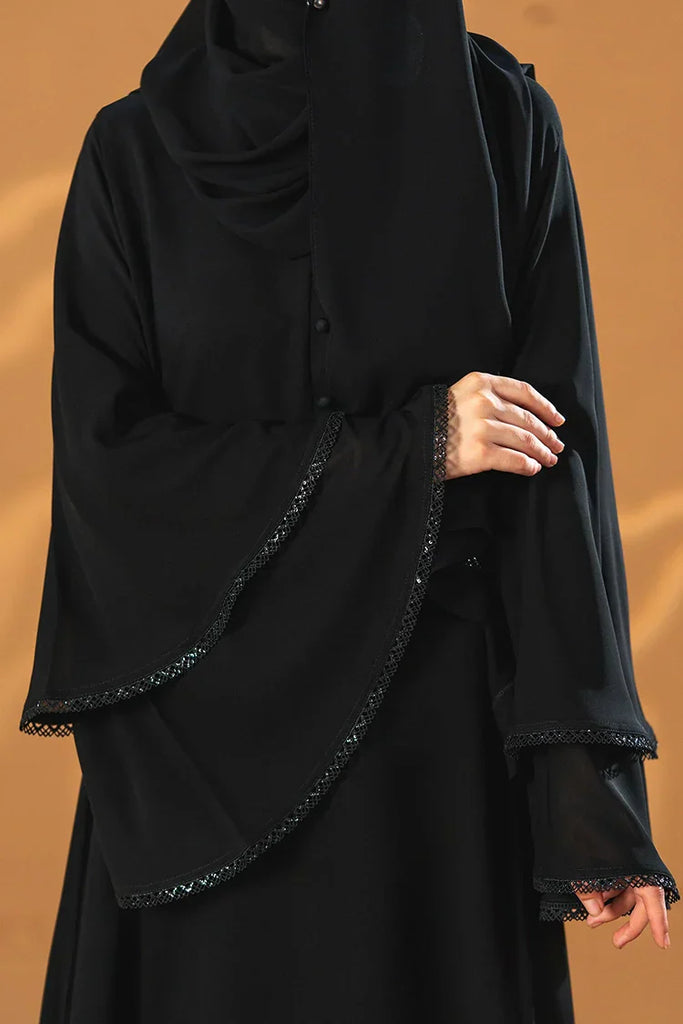 Malbus - Siyah - Abaya - Mina