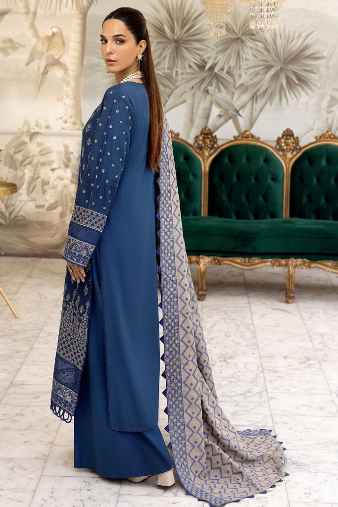 4991-AALAM EMBROIDERED KHADDAR UNSTITCHED