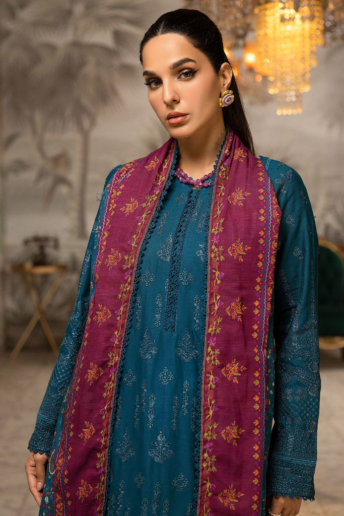 4995-AIFA EMBROIDERED KHADDAR UNSTITCHED