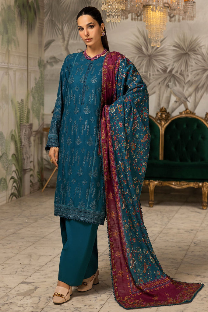 4995-AIFA EMBROIDERED KHADDAR UNSTITCHED