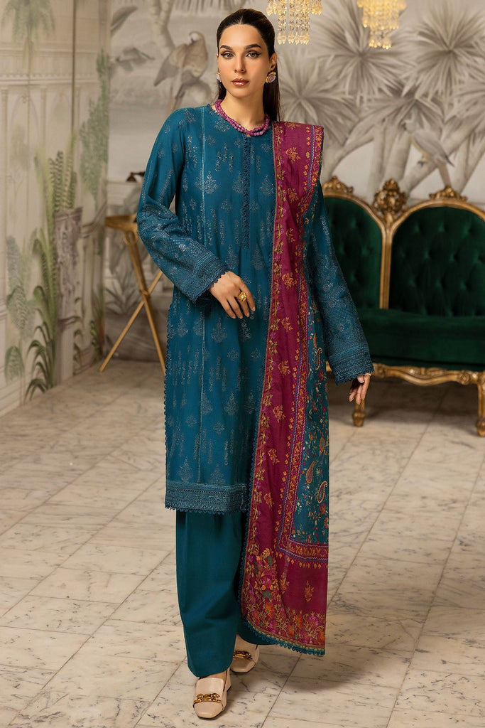 4995-AIFA EMBROIDERED KHADDAR UNSTITCHED