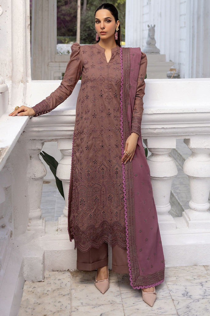 4996-LEISHA EMBROIDERED KHADDAR UNSTITCHED