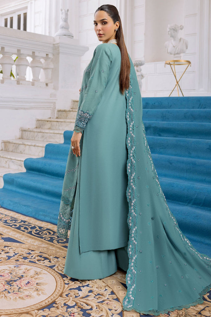 4999-FADIL EMBROIDERED KHADDAR UNSTITCHED