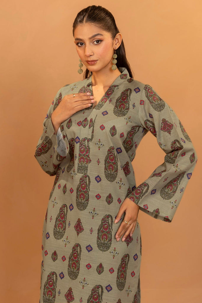 5223-HAFSA DIGITAL PRINTED KHADDAR UNSTITCHED