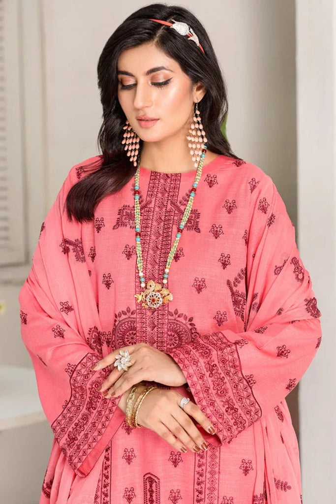 Kleren - Mehr o Maah Embroidered Slub Karandi Collection - M-18