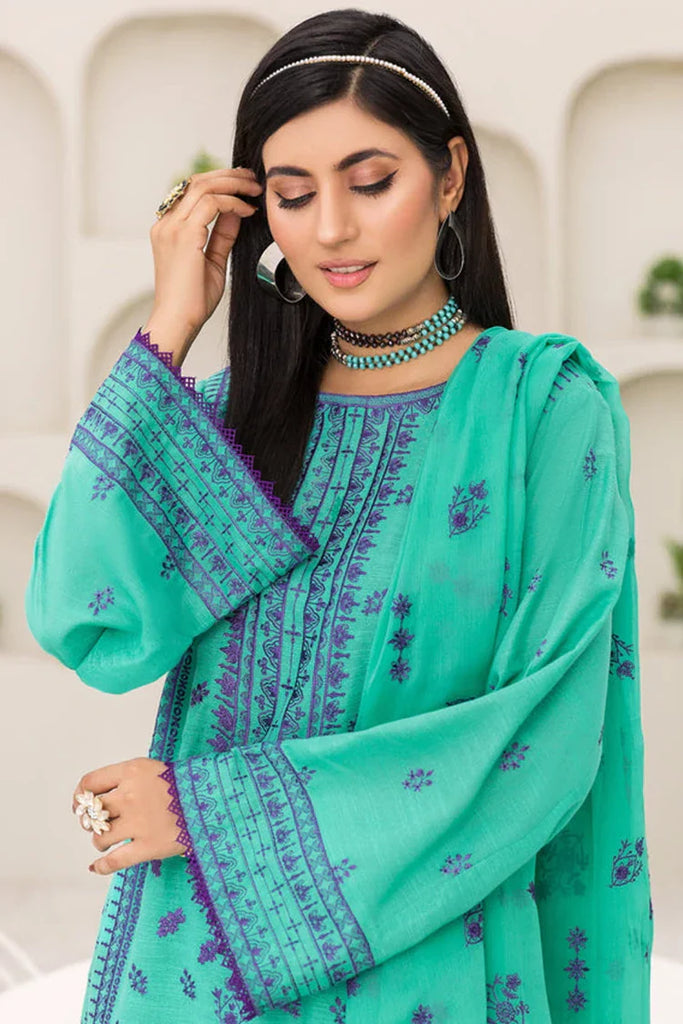 Kleren - Mehr o Maah Embroidered Slub Karandi Collection - M-20