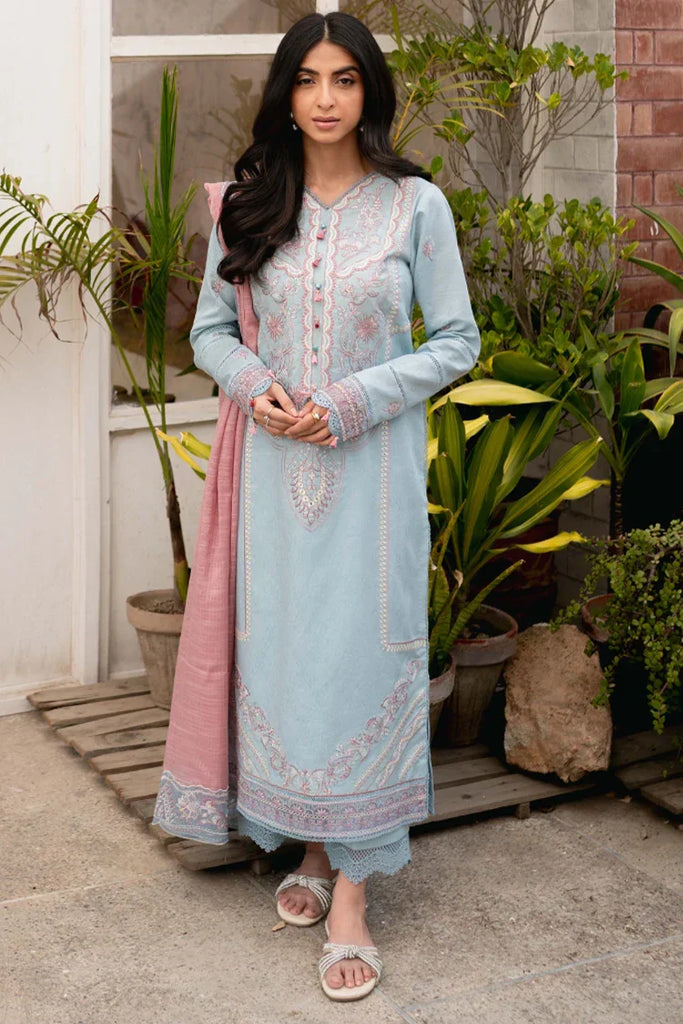 Humdum - Mirha Unstitched Lawn Collection - D07