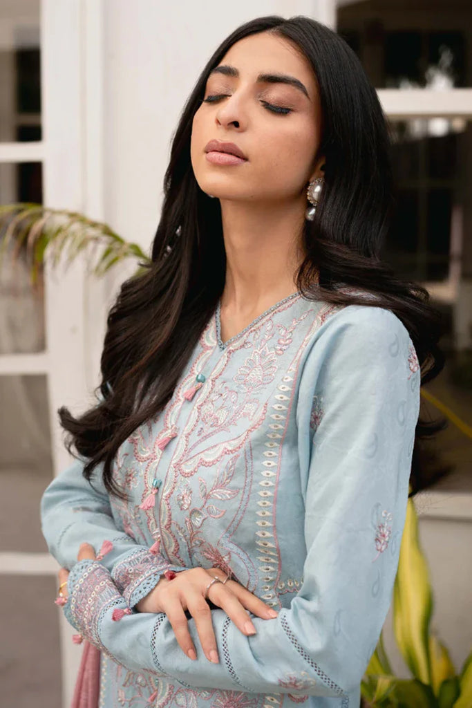 Humdum - Mirha Unstitched Lawn Collection - D07