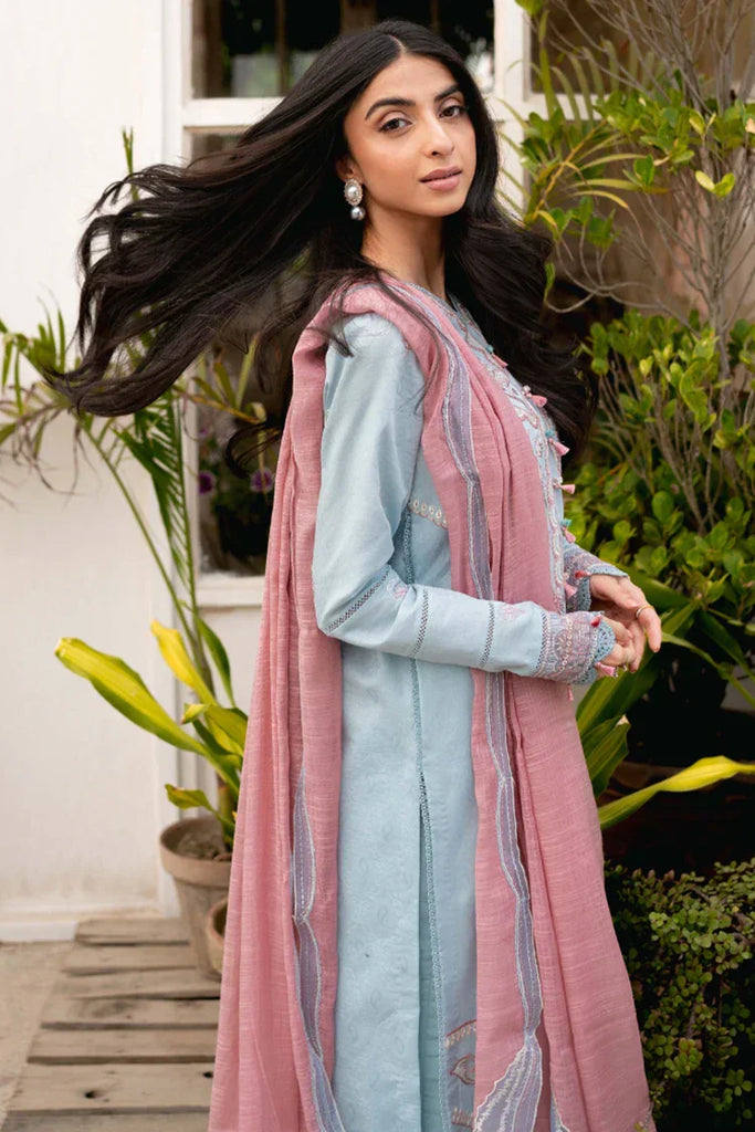 Humdum - Mirha Unstitched Lawn Collection - D07