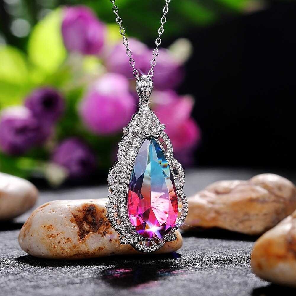 Multi Shade - AAA Zircon Necklace - AN226