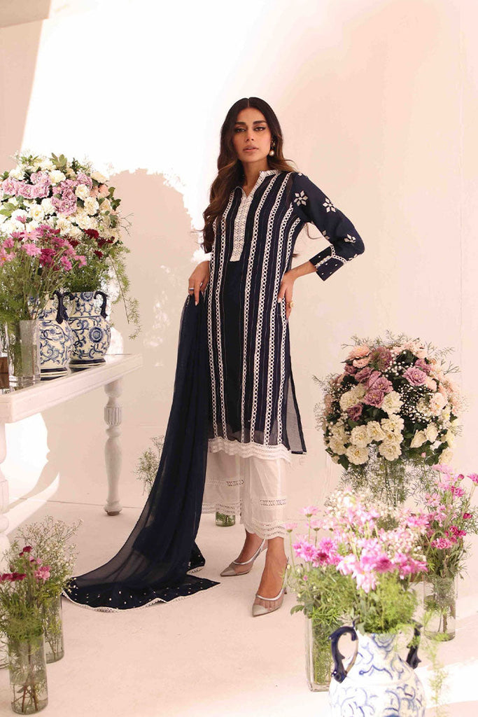 RJS Pret - Umeed Luxury Pret Collection - Navy Orchid