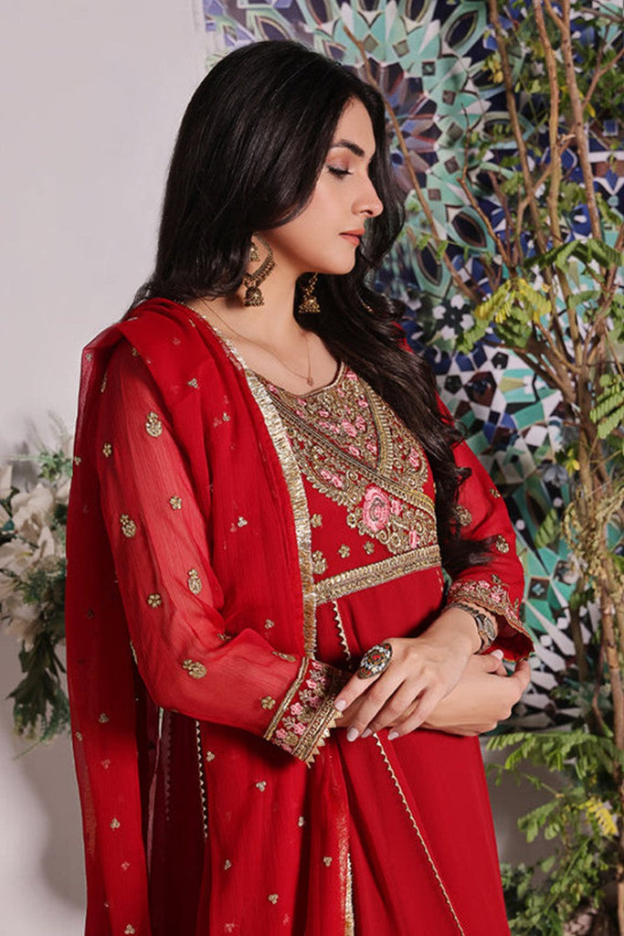 Abaan Zohan - Noori Collection - Red