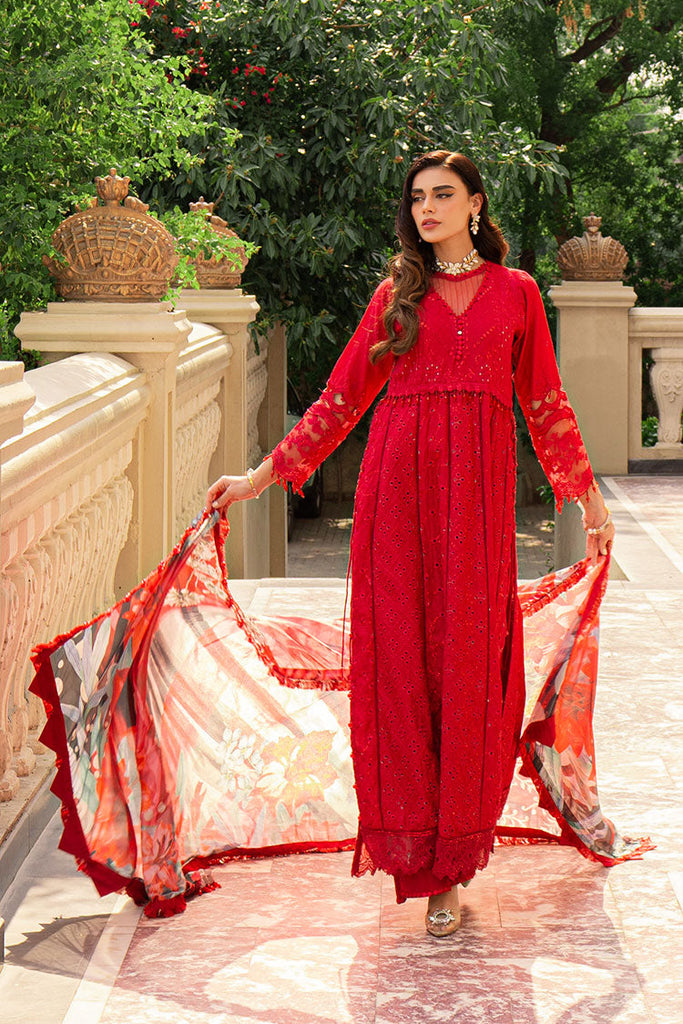 Ellena - 3-PC Unstitched Embroidered Lawn Suit