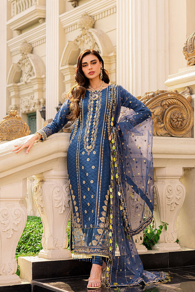 Ellena - 3-PC Unstitched Embroidered Lawn Suit