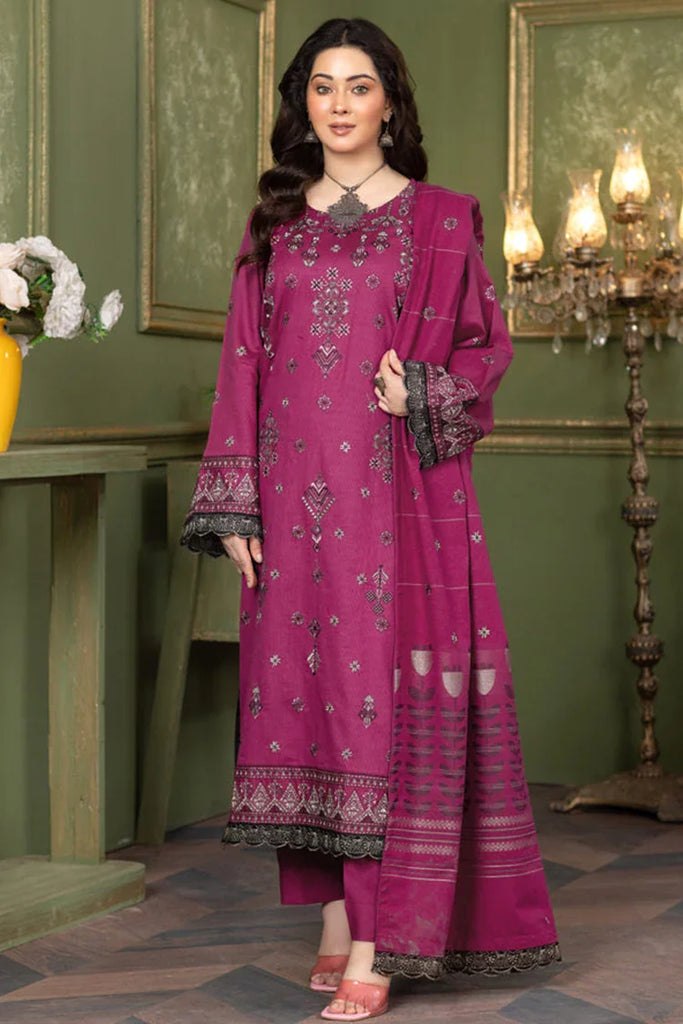 Kleren - Noura Embroidered Khaddar Collection - N-22