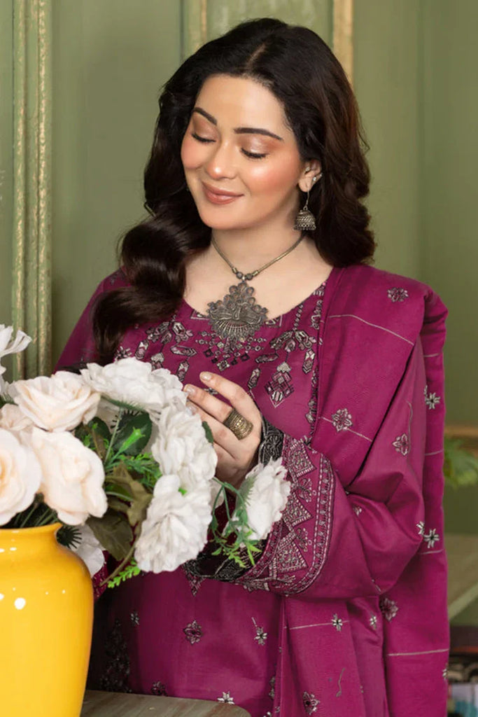 Kleren - Noura Embroidered Khaddar Collection - N-22