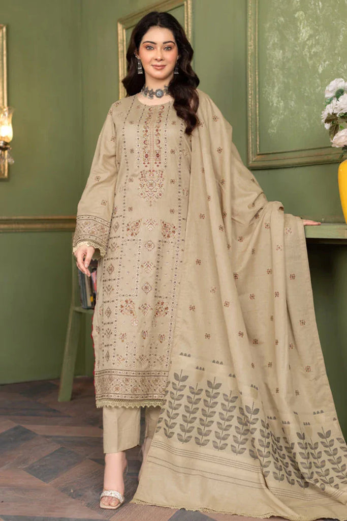 Kleren - Noura Embroidered Khaddar Collection - N-26