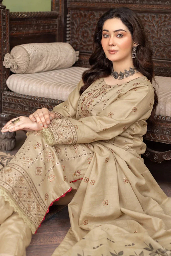 Kleren - Noura Embroidered Khaddar Collection - N-26