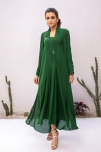 Load image into Gallery viewer, La Rosaa - Basics Pret Collection - 1 PC - Green Long Dress