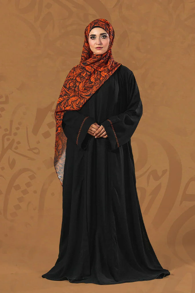 Malbus - Siyah - Abaya - Pareesa