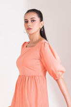 Load image into Gallery viewer, The Slay Wear - Western Top - Peach Petal Dress