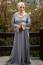 Load image into Gallery viewer, Malbus - Plain - Abaya - Sage Green