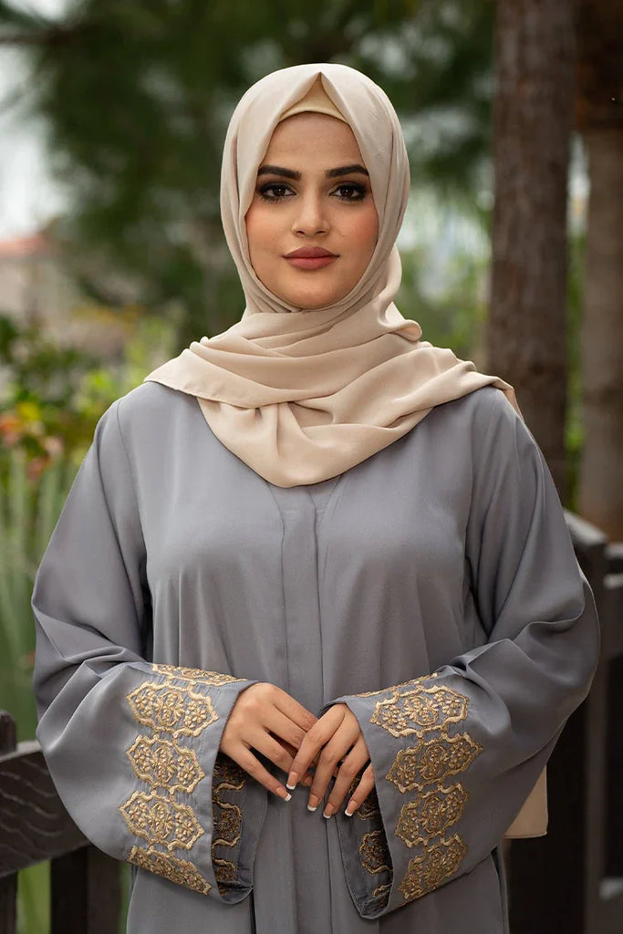 Malbus - Plain - Abaya - Sage Green