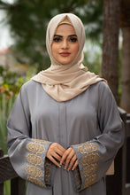 Load image into Gallery viewer, Malbus - Plain - Abaya - Sage Green