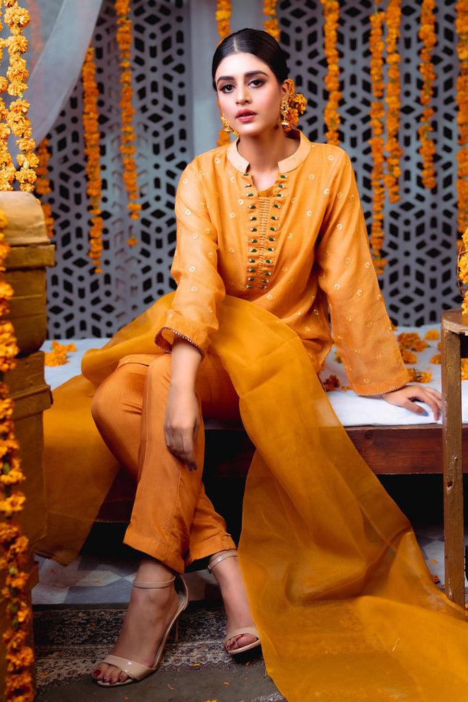 PSK Couture - Humsafar Exclusive Collection - Pumpkin Spice