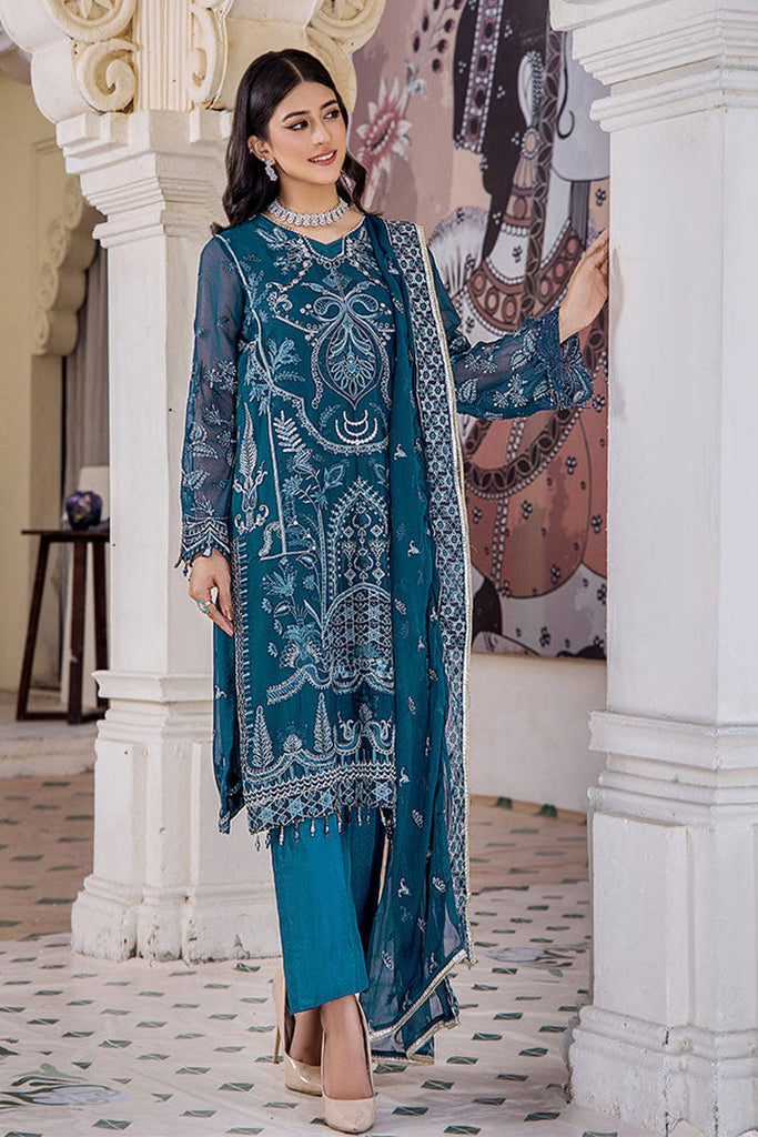 Humdum - Pareesha Embroidery Tilla Work Collection - PS-08