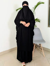 Load image into Gallery viewer, Alma Jilbab Set (Black - Color)