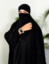 Load image into Gallery viewer, Alma Jilbab Set (Black - Color)