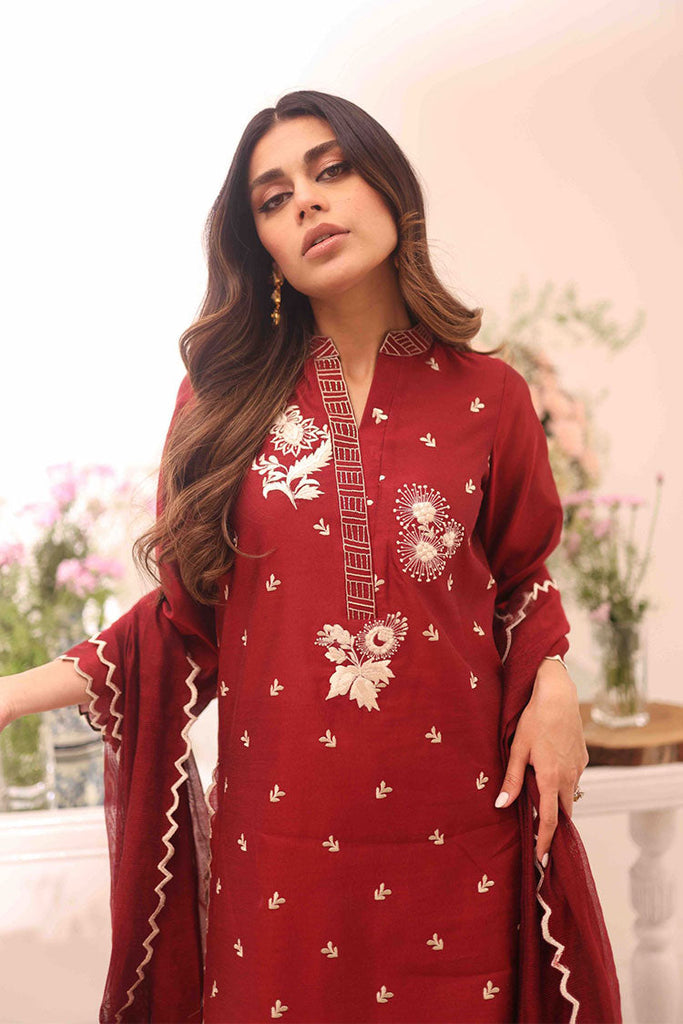 RJS Pret - Umeed Luxury Pret Collection - Red Dahlia