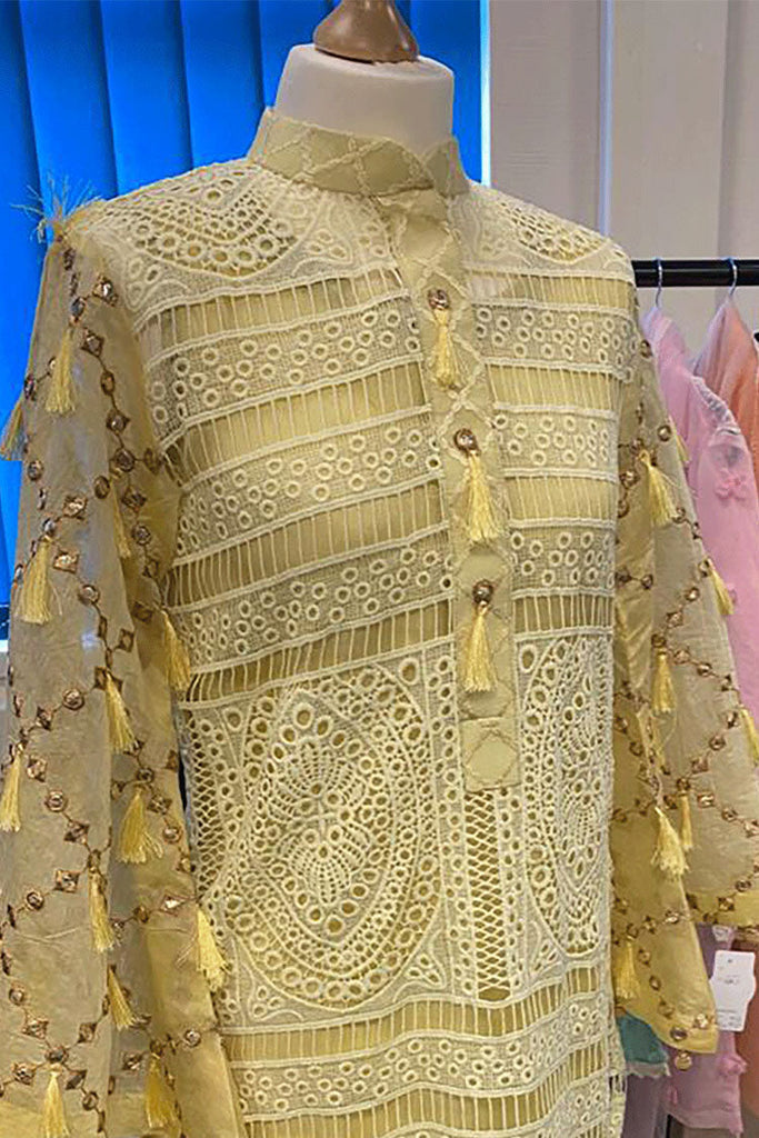 RJS Pret - Grandiose - Lacy Dream Kurta Yellow