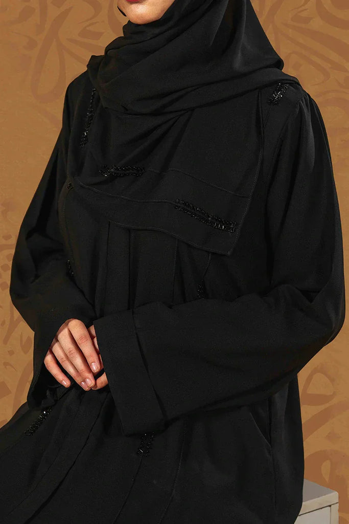 Malbus - Siyah - Abaya - Shafaf