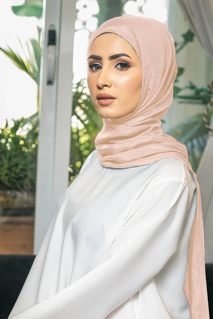 Malbus - Silk Hijab - Butter Peach