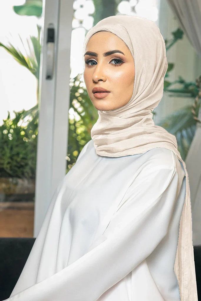 Malbus - Silk Hijab - Ivory