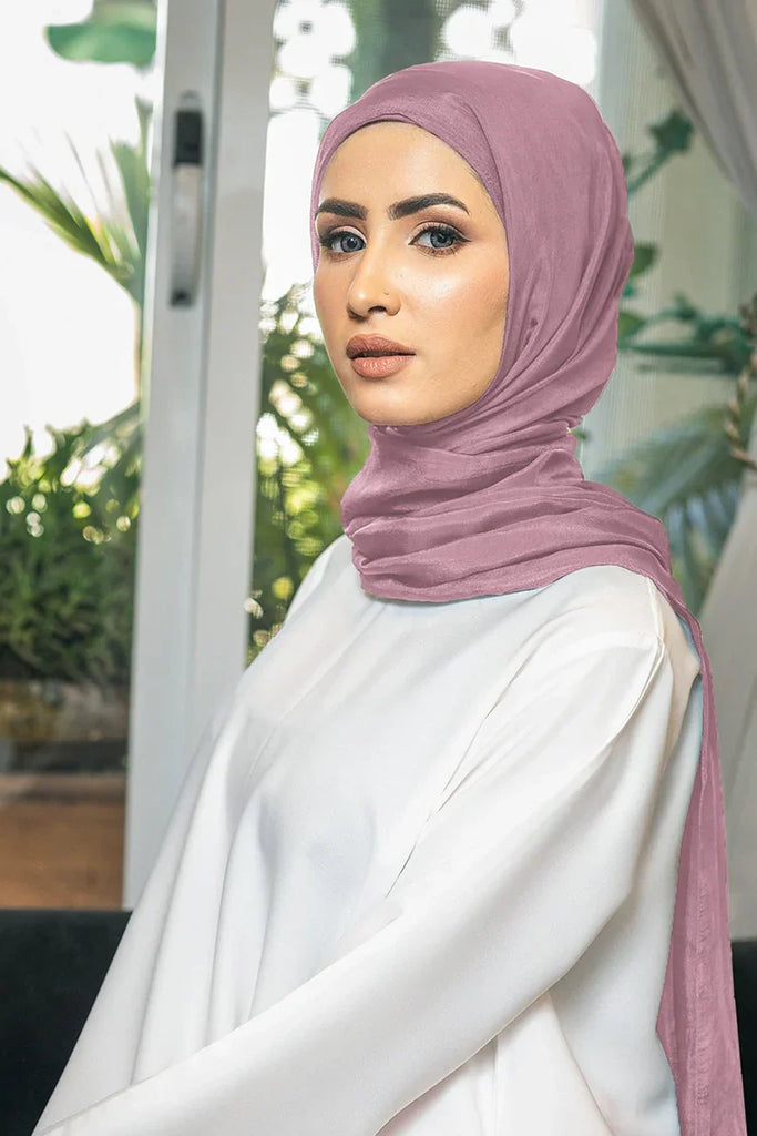 Malbus - Silk Hijab - Mauve