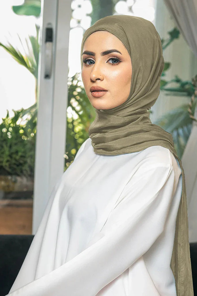 Malbus - Silk Hijab - Olive