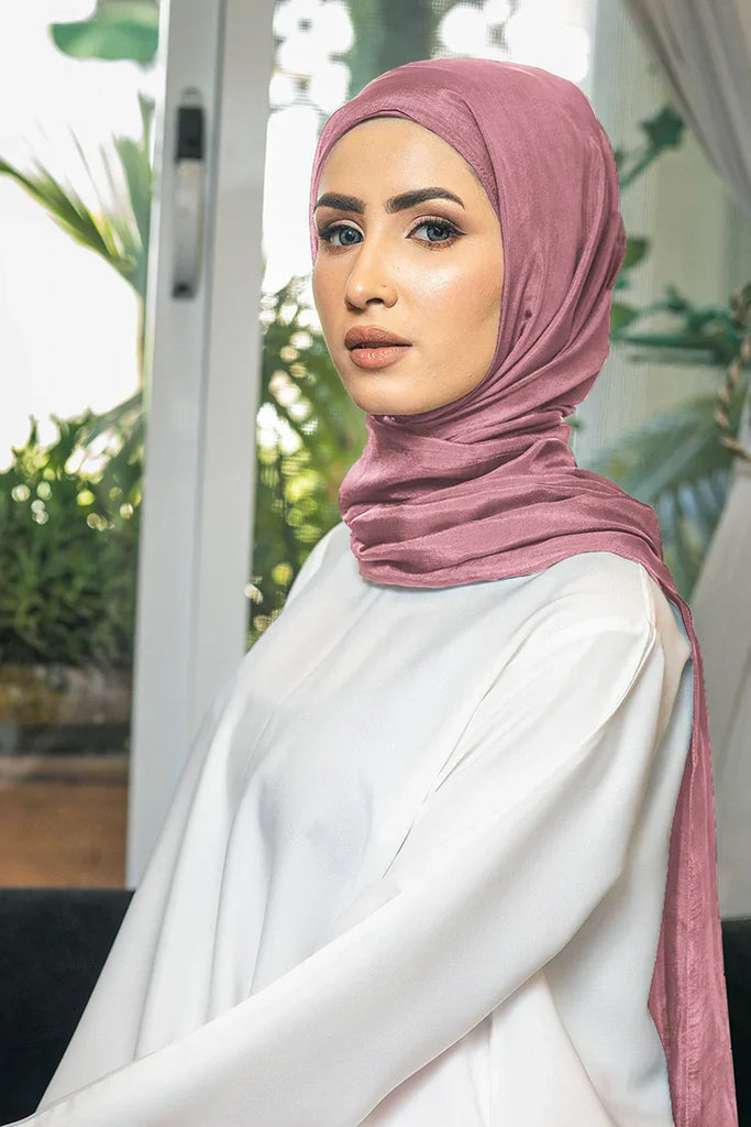 Malbus - Silk Hijab - Rose